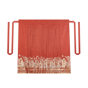 织造司[如鼓琴瑟]原创宋制汉服霞帔大袖衫百迭裙全套新娘婚服嫁衣