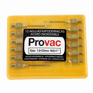 猪博士进口不锈钢兽用针头 鸡用羊用注射针头 猪用注射器针头12根