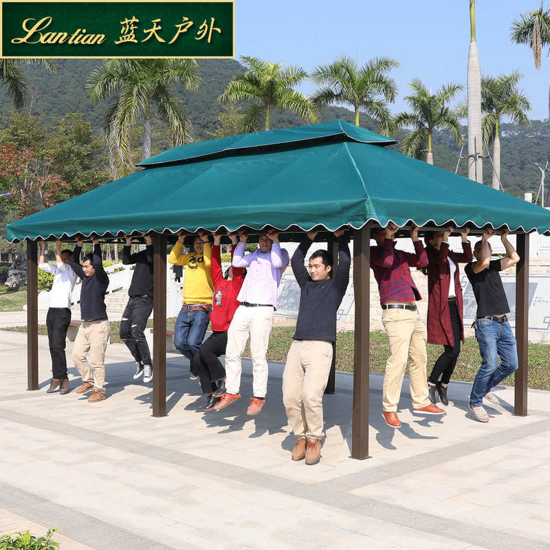 户外广告帐篷四脚雨棚农家乐露天凉亭帐蓬伞展销活动遮阳棚印字