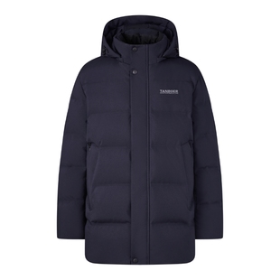 坦博尔羽绒服男款中老年加厚保暖可脱卸帽百搭经典款冬装男士外套