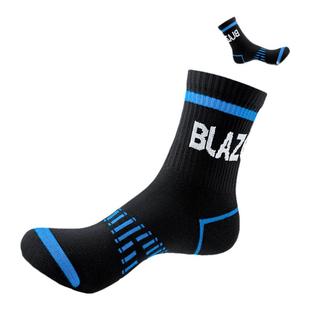 跑步袜子男款青少年秋冬季纯棉全棉防臭运动吸汗男士男童初中学生