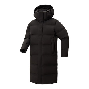 Ozark奥索卡25秋冬新品户外长款防风保暖休闲男女同款连帽羽绒服