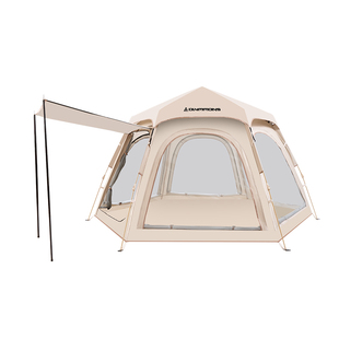 错山帐篷户外便携式折叠露营装备野营过夜防雨室内2025新款带天幕