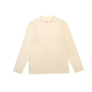 橘子树在哪儿高质感双面德绒半高领打底衫女秋季简约内搭长袖上衣