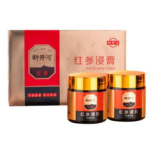 新开河红参浸膏长辈营养品长白山人参浓缩液提取红参饮品90g*2瓶