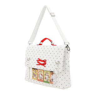 木与石痛包双肩斜挎两用包女小食量大容量电脑包高级感单肩包银色