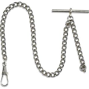 Rapport英国怀表链镀金镀银复古怀表链T型链环形怀表链进口配件