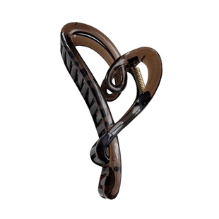 许我耀眼赵露思许妍同款爱心抓夹高级感后脑勺盘发鲨鱼夹发夹头饰