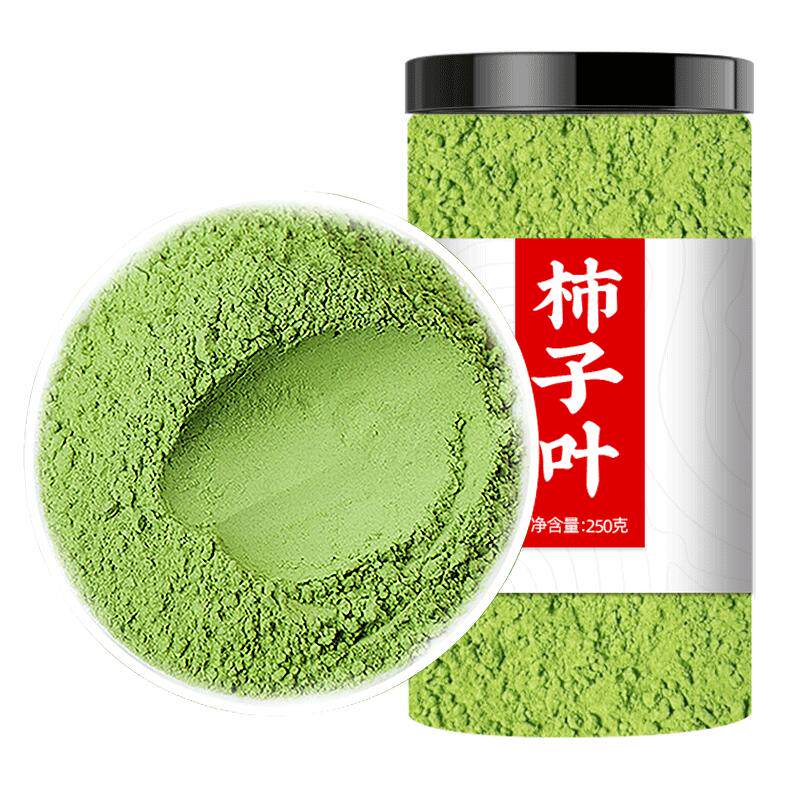 柿子叶粉霜后霜打霜降秋后干柿叶粉茶柿子叶官方旗舰店柿子叶压降