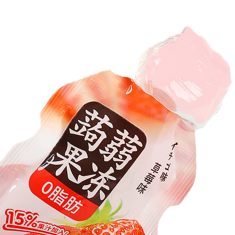 蒟蒻果冻0脂健康小零食品可吸葡萄果汁魔芋0脂零食果味