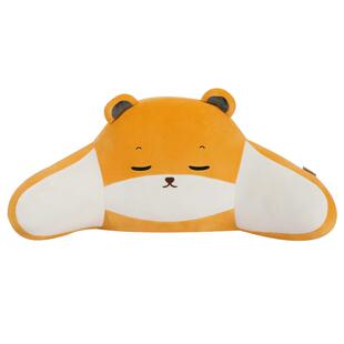 汽车头枕车载腰靠垫卡通u型枕办公室靠枕护颈枕座椅护腰垫套装夏