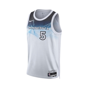 NBA官方正品Nike City Edition森林狼/爱德华兹速干SW球衣篮球服