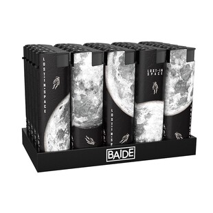 百得BAIDE潮流时尚防爆防风打火机一次性批发耐用50支一整盒