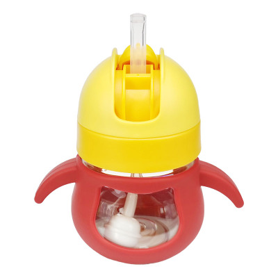 婴幼儿可爱吸管杯120ml奶瓶
