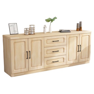 全实木电视柜高柜组合卧室客厅边柜现代简约中式大容量收纳储物柜