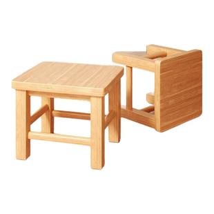 实木小凳子方凳家用客厅现代简约老式小板凳茶几凳圆凳矮凳木头凳