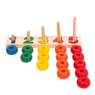 蒙氏教具蒙台蒙特梭利宝宝儿童早教益智玩具感官数学专业版数数看