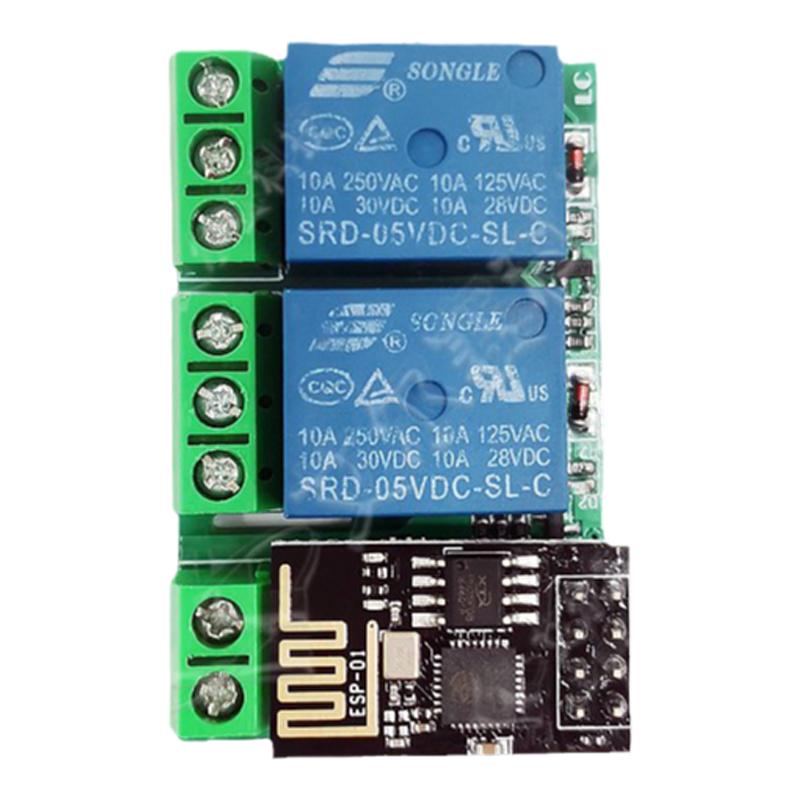 ESP8266 ESP-01/01S 双路WIFI继电器模块