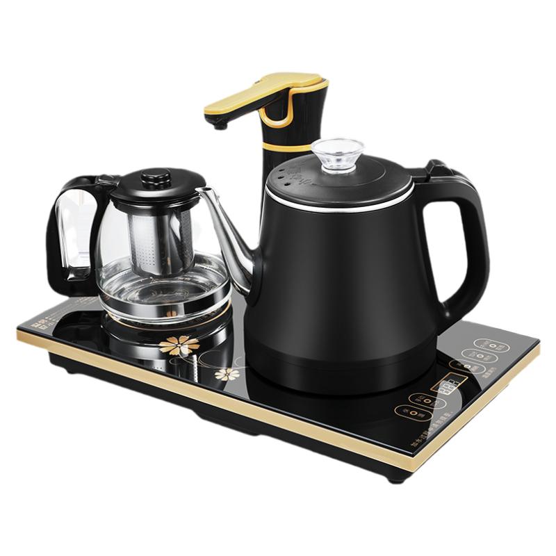 全自动上水电热烧水壶茶台一体抽水泡茶具专用电磁茶炉机茶几煮器