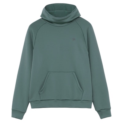 Goldwin男士连帽卫衣弹力抓绒套头衫保暖户外滑雪运动内搭