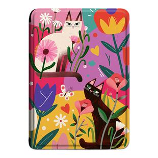 imobile电子书保护套适用kindle趣味猫咪scribe花朵kpw4/5/6亚马逊oasis3卡通2第11/12代499/voyage阅读器壳