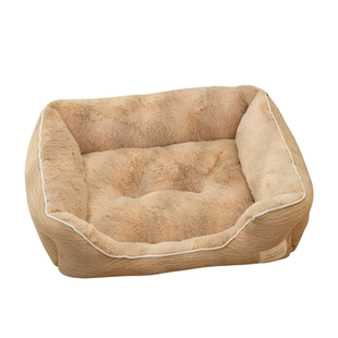 咖家狗窝冬季加厚保暖仿兔绒狗床中小型犬宠物垫子全包围睡觉猫窝