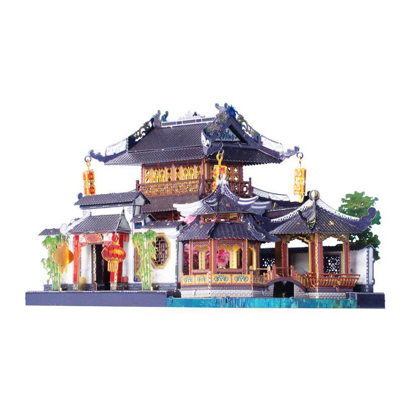 艺模苏式园林中国风3D立体拼图