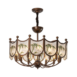 宝兮客厅吊灯宋式美学中古风新中式大厅主灯复古大气高端餐厅灯