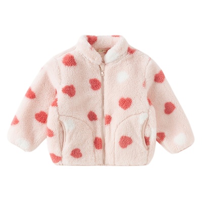 戴维贝拉儿童毛绒外套