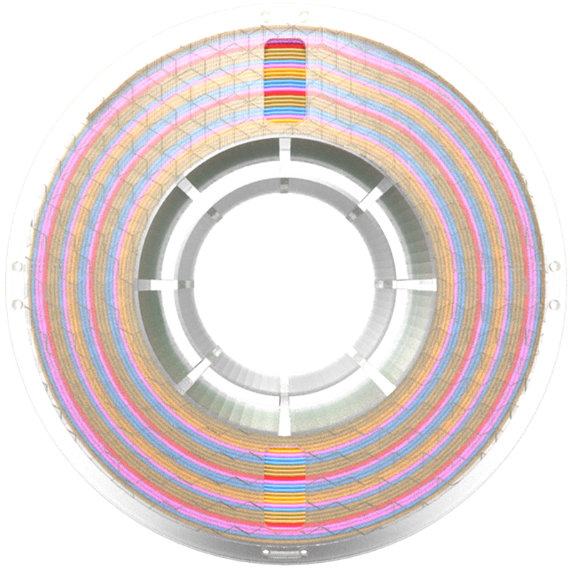 AOSEEDPLA耗材丝绸渐变色3D打印