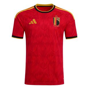 比利时国家队世界杯球衣印号 主场球迷版速干短袖adidas阿迪达斯