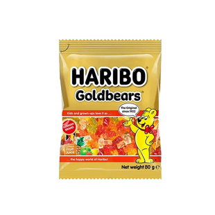 HARIBO哈瑞宝金熊软糖葡萄味果味软糖土耳其进口休闲零食
