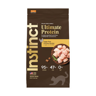 Instinct天然百利猫粮高蛋白鸡肉全猫粮尝鲜装1.5kg【新装上市】