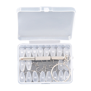 眼镜鼻托气囊硅胶超软防压无痕鼻梁配件铜芯防滑眼镜镜框鼻垫通用