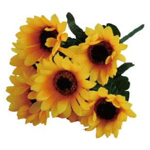 单支假花仿真花束玫瑰花布艺花客厅装饰品摆设插花卉干花小把绢花