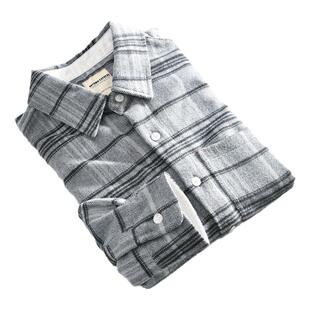 自留款~美式工装！秋冬外贸男士加厚毛呢宽松休闲长袖衬衫外套潮