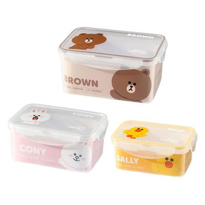 厨房塑料保鲜盒食品级饭盒微波炉加热专用餐盒水果收纳密封便当盒