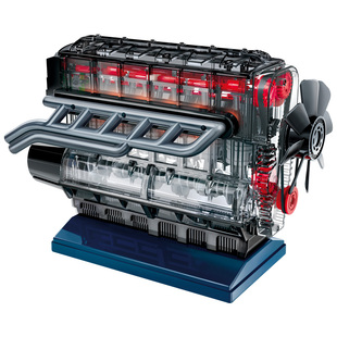 直列6缸汽车发动机模型diy拼组装可发动stem科学实验益智玩具10岁
