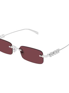 开云眼镜古驰GUCCI男女同款方框窄框小框防晒太阳镜墨镜GG1808S