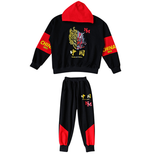 男童套装加绒加厚冬装2025新款儿童秋装潮牌休闲韩版帅气运动潮流