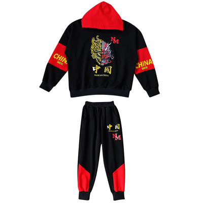 男童套装加绒加厚冬装2025新款儿童秋装潮牌休闲韩版帅气运动潮流