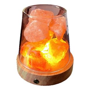 扩香石桌面摆件生日永生花氛围灯肉桂干花高级礼物客厅水晶石无火