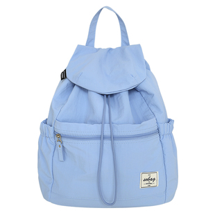 sobag日系轻便大容量学生书包翻盖通勤背包女防泼溅尼龙布双肩包