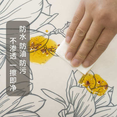 桌布防水防油免洗防烫2025新款轻奢高级感茶几餐桌布台布圆长方形