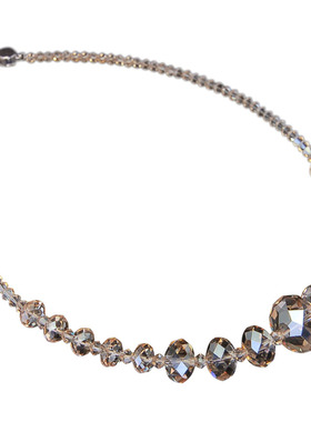 闪亮高级感奥地利水晶项链女