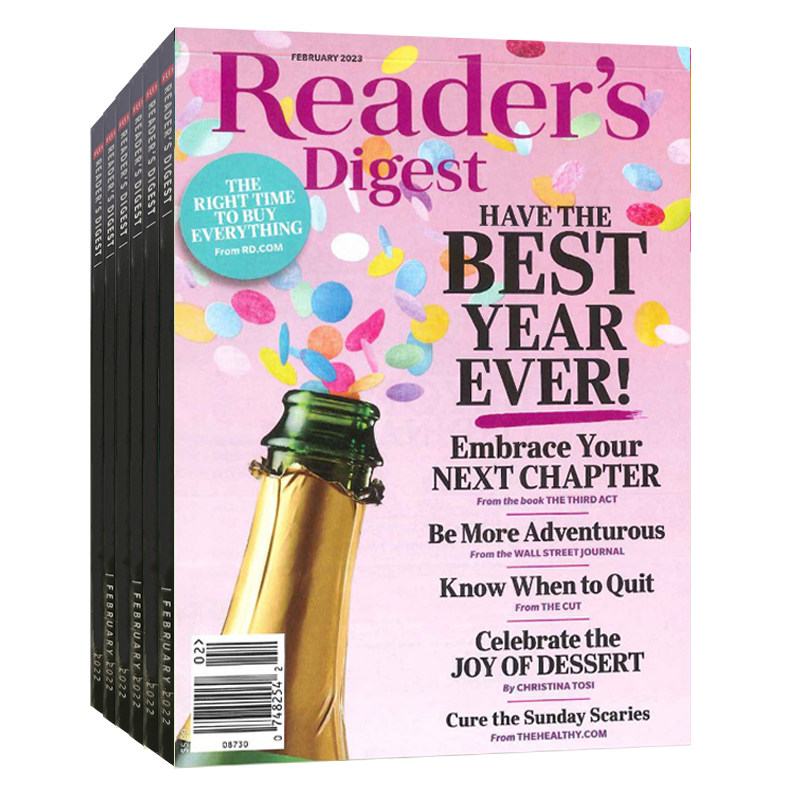 2024/2025全年订阅Reader's Digest美国读者文摘杂志英文版杂志期刊英语原版书英语阅读美国版外刊大学生课外杂志考研英语阅读外刊