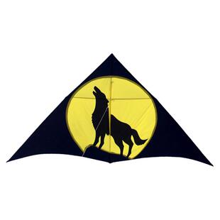 潍坊百特风筝大型伞布专业微风3米碳杆狼王风筝新款特色风筝