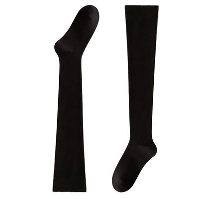 防掉不勒腿秋冬季保暖过膝长筒袜