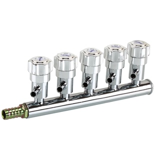 货车不锈钢一体分水器总成汽车放水阀滴水刹车淋水器配件开关五通