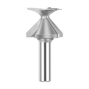 圆弧折弯一体刀木工墙柜折弯角成型刀6.35柄R10修边机数控雕刻机